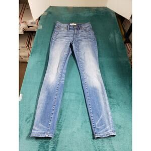 Madewell Jeans Size 25 Womens Blue Stretch Denim Pants Ladies High Rise Skinny